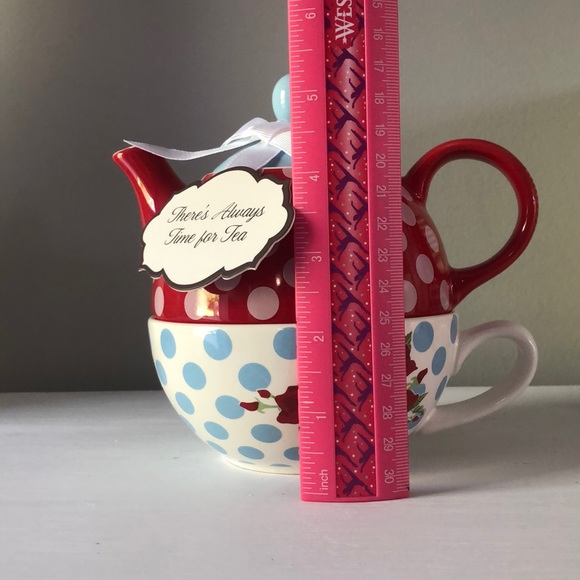 Jessie Steele Time For Tea Rose Teapot NIB - Picture 11 of 12